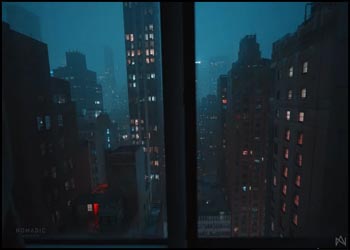 Thunderstorm-and-Rainy-Night-in-New-York-City-Open-Window